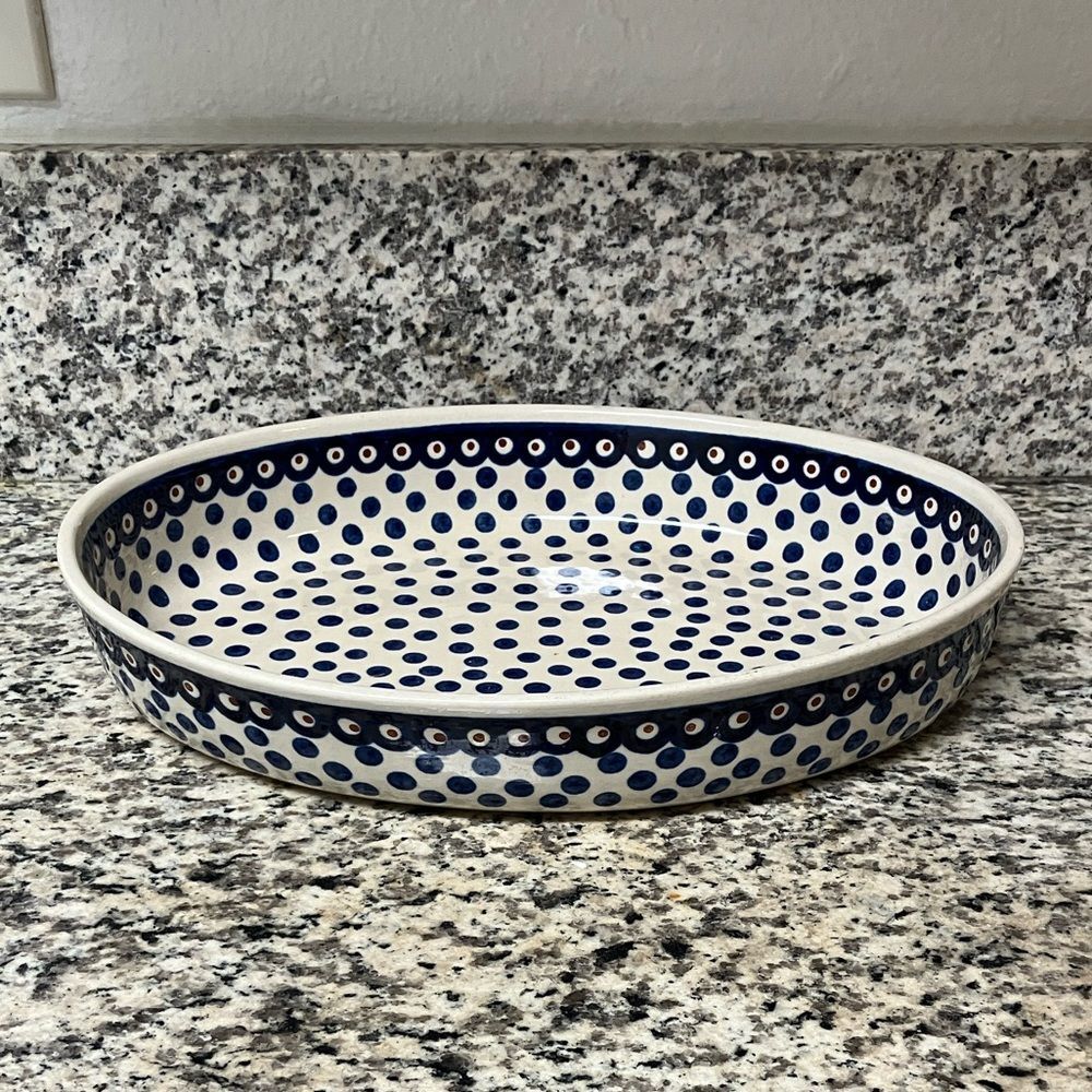 Boleslawiec Polish Pottery Bowl Baking Dish Serveware